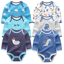 2022 Baby girls clothing Cotton Long Sleeved Baby boy clothes animal baby romper Infantil Baby girls jumpsuit 2024 - buy cheap