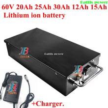 60V 20Ah 25Ah 30Ah 12Ah 15Ah 18Ah Lithium ion battery li ion chargeable battery for harley citycoco scooter bicycle +charger 2024 - buy cheap