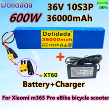 New 36V 36Ah 10s3p battery 600W 42V 18650 battery pack for Xiaomi m365 Pro eBike bicycle scooter with built-in 20A BMS+ Charger 2024 - buy cheap