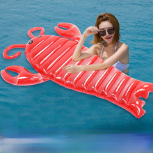 New Summer Inflatable Lobster Floating Row Water Park Photo Props Floating Bed 2024 - buy cheap