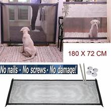 Mesh Magic Pet Dog Gate Safe Guard And Install Anywhere Pet Safety Enclosure 2024 - buy cheap