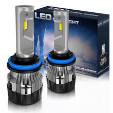 1 par de bombillas LED para faro delantero de coche, Chip H11 CSP, H4 H7 H8 H9, 12V 9005 HB3 9006 HB4 9012 HIR2 H4, para motocicleta 2024 - compra barato
