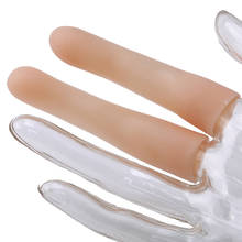 Tubo de silicona suave para dedos, Protector de dedos, mangas separadoras, Protector para proteger la piel agrietada/maíz/ampollas/callos 2024 - compra barato
