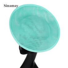 Imitation Sinamay Fascinator Bases 30 CM Size Make For Women Wedding Party Fascinator Hats DIY Hair Accessories Derby Headpiece 2024 - buy cheap