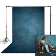 HUAYI Photography Backdrop Abstract Textured Blue Solid Photo Background Newborns Studio Portrait Photobooth Backdrop XT-4770 2024 - buy cheap