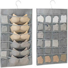 Closet Hanging Underwear Organizer Multifunctional Folding Clothing Socks Bra Storage Fits Wardrode  Door Wall 2024 - buy cheap