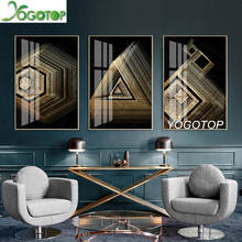 Pintura de diamante artesanal geométrica abstracta, bordado de diamantes cuadrados/redondos, mosaico completo, rompecabezas, decoración del hogar, 3 piezas ML1349 2024 - compra barato