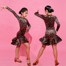Girls Latin Dance Dress Long Short Sleeve Practice Dance Latin Skirt Ballroom Performance Clothes Latin Practice Skirt full set 2024 - buy cheap