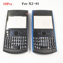 10Pcs/Lot Original Battery Back Cover For Nokia X2-01 X201 Full Housing Door Frame + English Keypad 2024 - buy cheap