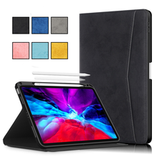 Air4 Case for iPad Air 4 10.9inch 2020 A2324 A2072 with Pencil Holder Leather Stand Protective Cover Soft TPU Back Smart Cover 2024 - buy cheap
