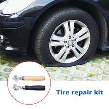 Tyre Repairing Tools Solid Roller Cold Patching Cement Rolling Wheel Practical Tyre Repairing Tools For Maintenance & Care 2024 - buy cheap