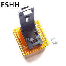 QFN8 to DIP8 Programmer Adapter WSON8 DFN8 MLF8 to DIP8 socket for 25xxx 6x8mm Pitch=1.27mm 2024 - buy cheap