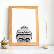 Nordic Style HD Prints Buddha Statue Pictures Home Wall Poster Modular Painting On Canvas Fresh Artwork Living Room Decoration 2024 - buy cheap