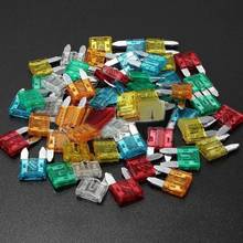 60Pcs 5/10/15/20/25/30A Assorted Auto Car Truck Standard Mini Blade Fuses Kit Suitable For Car Motorcycles Truck Hot Sale 2024 - buy cheap