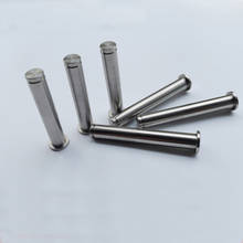 3pcs M4 M4.5 M5 circlip pin bearing pins cylindrical positioning dowels flat head  stainless steel dowel 7.1mm-20mm length 2024 - buy cheap