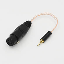 2.5mm trrs masculino equilibrado para 4 pinos xlr fêmea balanceado fone de ouvido adaptador de áudio para astell & kern ak240 ak380 ak320 onkyo DP-X1 fiio 2024 - compre barato