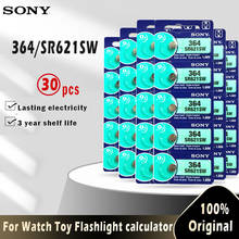 30PCS Original Sony 364 SR621SW V364 SR60 SR621 AG1 LR621 164 531 1.55V Button Batteries For Watch Toy Remote Cell Coin Battery 2024 - buy cheap