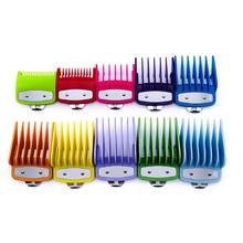 10 Pcs/set Colorful Guide Comb Multiple Sizes Metal Limited Combs Hair Clipper Cutting Tool Accessory #11 2024 - buy cheap