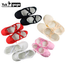 Yukigaga Kids Ballet Shoes Canvas Ballet Dance Slippers Split Sole Girls Children Ballerina Practice Shoes For Dancing 2024 - buy cheap