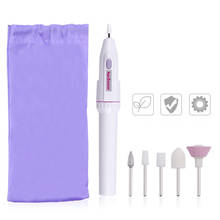 Portable 5 In 1 Electric Nail Drill Kit Battery Manicure Nail Art Pen File Nail Tools Grinding Burnishing Polisher Pedicure Kits 2024 - buy cheap