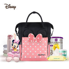 Disney-Bolsa de pañales Usb para mamá, bolso de maternidad para bebé, mochila multifuncional para cochecito de bebé, gran capacidad 2024 - compra barato