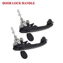 2pcs Car Door Lock Handle Front Right Left with Barrel Keys For VW POLO 6N 6N1 6N2 for SHARAN SEAT ALHAMBRA GALAXY 6N0837207CD 2024 - buy cheap