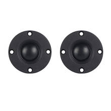 2Pcs Tweeter Speaker 6 Ohm 30W Hifi Soft e Silk Film Treble Loudspeaker Neodymium Toothed Aluminum Heat Sink 2024 - buy cheap