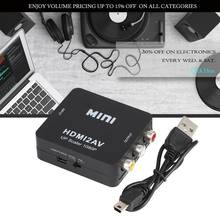 Digital HDMI to RCA Composite Video Audio AV CVBS Adapter Converter 720p/1080p Mini HDMI to AV Converters 2024 - buy cheap
