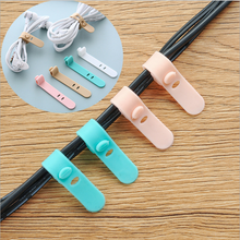 10Pcs Mini Silicone Cable Ties Reusable Fastening Cable Strap Holder Wire Organizer Cord Management for Earphone Charger Cable 2024 - buy cheap