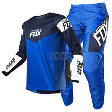 Conjunto de calça e camisa para corrida masculina, conjunto de equipamento para ciclismo, mountain bike, offroad, 2021 mx racing 180 2024 - compre barato