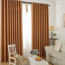 Lychee Thicken Window Blackout Curtain Cotten Linen Solid Color Shade Curtains for Living Room Bedroom Window Curtain Drape 2024 - buy cheap