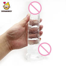 DopaMonkey 5 colors 4 Size jelly Dildo Erotic with Suction Cup Sex Toys for Woman Flexible Penis Soft  Big Dildo penis sex toy 2024 - buy cheap