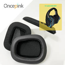 Oncepink Replacement EarPads Headband For Logitech G633 G933 Headphone Ear Cover Repair 2024 - buy cheap