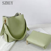 Fashion Women Shoulder Bag Pu Leather Luxury Handbags Designer Famous Brand Bucket Crossbody Purse Trend Tote Simple Composite 2024 - buy cheap