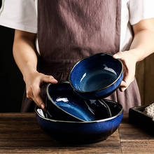 Kingpode tigela de cerâmica japonesa, para salada, sopa e macarrão, tigela de frutas e sobremesas, forno e tigela grande, 1 peça 2024 - compre barato