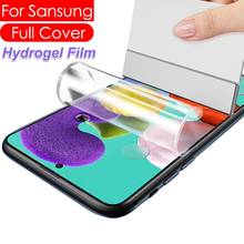 Película de hidrogel protetora para samsung, galaxy a51, a71, a50, a70, a40, a21s, s8, s9, s10, s20 plus, note 20 ultra, protetor de tela sem vidro 2024 - compre barato