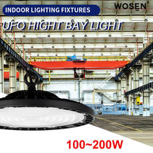 UFO-luces LED para techos altos, lámpara de 100/150/200W resistente al agua IP65, Iluminación comercial Industrial para almacenes 2024 - compra barato