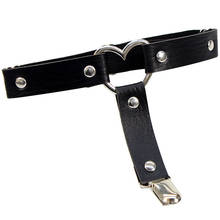 Black Bow PU Leather Heart Harness Body Bondage Sexy leg Harness Underwear High Waist Suspenders Punk For Women Garter Belt 2024 - buy cheap
