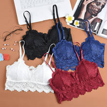 New Arrival Women Push Up Wireless Lace Bra Top Women Backless Bralette Underwear Lingerie Full Cup Hot 2024 - buy cheap