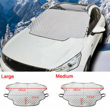 Silver Magnetic Car Windshield Ice Snow & Frost Cover Winter Ice Snow & Frost Guard Sun Shade Protector Auto Car SUV Accessories 2024 - buy cheap