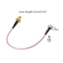 SMA Female To CRC9/TS9 Dual Connector RF Coaxial Adapter RG316 Cable 15cm 2024 - buy cheap