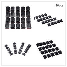 20pcs/lot  Cable Winder Adhesive Car Cable Clips Black Management Desk Wall Cord Clamps Drop Wire Tie Fixer Holder Organizer 2024 - buy cheap