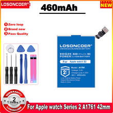 LOSONCOER-batería A1761 de 460mAh para Apple watch Series 1, Series 2, 38mm, 42mm, batería de capacidad Real Series1, Series2 2024 - compra barato
