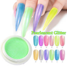 12 Colors Pearl Nail Glitter Powder Mirror Matte Effect Glitter Laser Dust Manicure Shimmer Pigment Dipping Powder Decoration 2024 - buy cheap