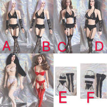 Conjunto de calcetines de liga para figura de acción, ropa interior de encaje, Sexy, a escala 1/6, 12 pulgadas 2024 - compra barato