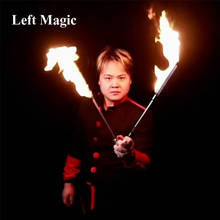 Electronic Fire to Cane Magic Tricks Can Used For Torch to Cane Magia Magician Wand Stage Street Illusions Gimmick Props Comedy 2024 - buy cheap