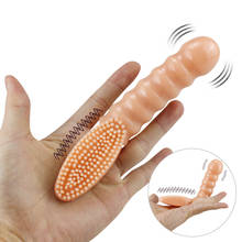 Vibradores de dedo para mulheres, estimulação do clitóris, brinquedos sexuais para mulheres, escova de dedo, manga de vibração, produto sexual adulto, berços de dedo 2024 - compre barato