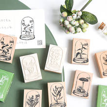 Vintage Plants Collection stamp DIY wooden rubber stamps for scrapbooking stationery scrapbooking craft standard stamp 2024 - buy cheap