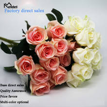 Artificial Flowers Roses Silk Small Bouquet 12 Heads Rose Bride Flores Party Spring Wedding Home Decor Mariage Fake Flowers Rose 2024 - buy cheap