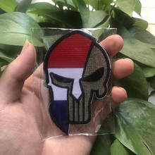 Emblemas bordados com bandeira nacionais holanda, emblemas táticos militares holandeses espartan para capacete molon labe 2024 - compre barato